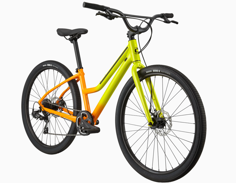 Cannondale Treadwell 3 Remixte Ltd Hybrid Bike in Yellow-5